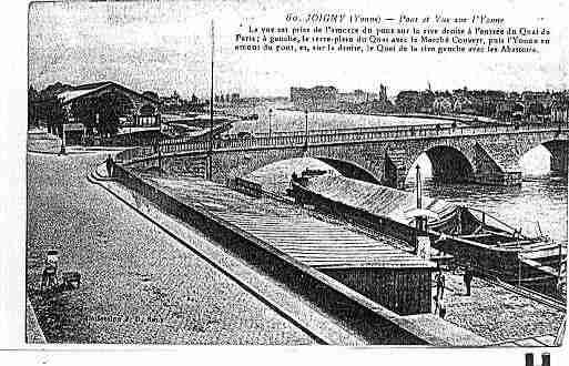 Ville de JOIGNY Carte postale ancienne