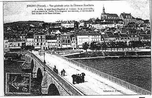 Ville de JOIGNY Carte postale ancienne