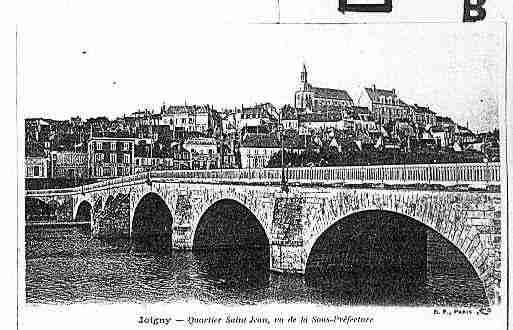 Ville de JOIGNY Carte postale ancienne