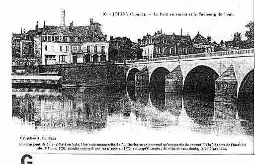 Ville de JOIGNY Carte postale ancienne