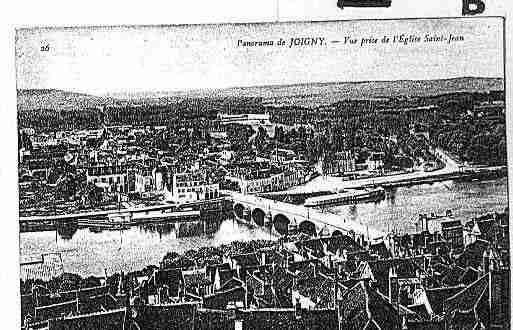 Ville de JOIGNY Carte postale ancienne