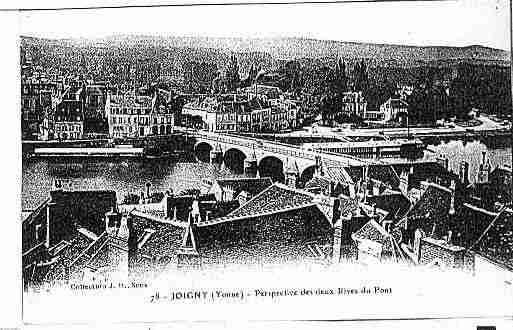 Ville de JOIGNY Carte postale ancienne