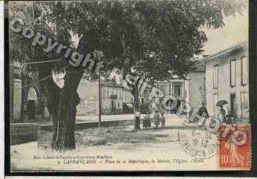 Ville de LAFRANCAISELUNEL Carte postale ancienne