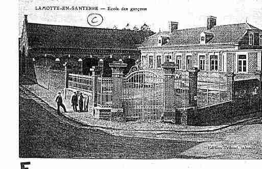 Ville de LAMOTTEENSANTERRE Carte postale ancienne