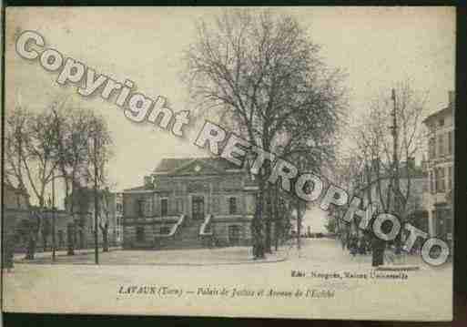 Ville de LAVAUR Carte postale ancienne