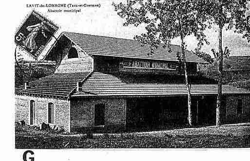 Ville de LAVIT Carte postale ancienne