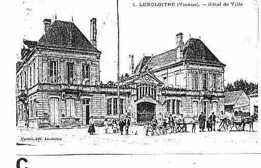 Ville de LENCLOITRE Carte postale ancienne Ville de LENCLOITRE Carte postale ancienne