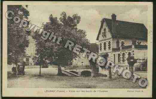 Ville de LEUGNY Carte postale ancienne