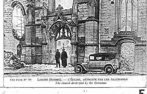 Ville de LIHONS Carte postale ancienne