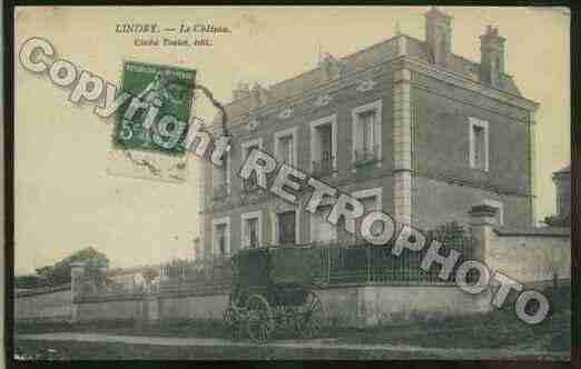 Ville de LINDRY Carte postale ancienne