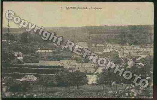 Ville de LIOMER Carte postale ancienne