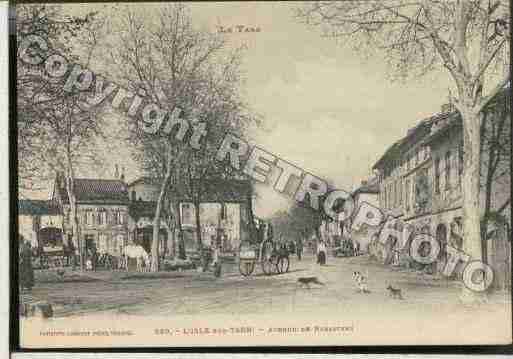 Ville de LISLESURTARN Carte postale ancienne