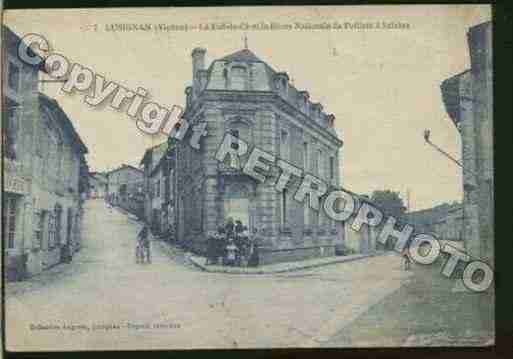 Ville de LUSIGNAN Carte postale ancienne