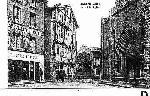 Ville de LUSIGNAN Carte postale ancienne