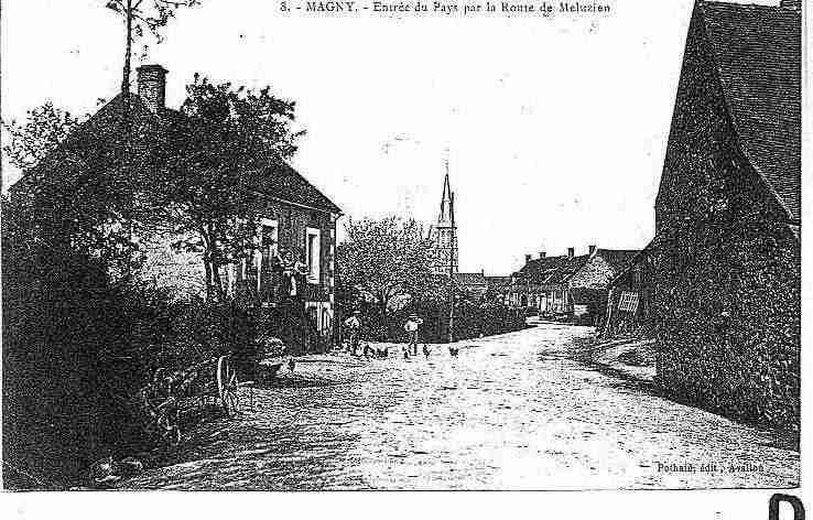 Ville de MAGNY Carte postale ancienne