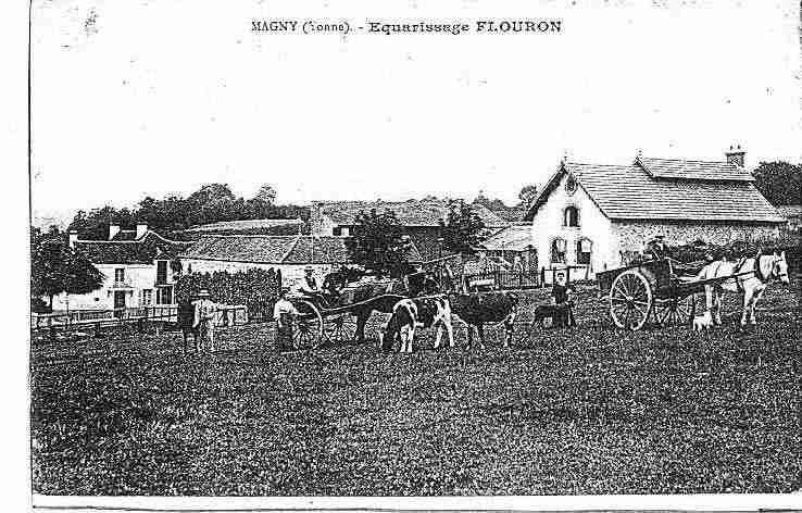 Ville de MAGNY Carte postale ancienne