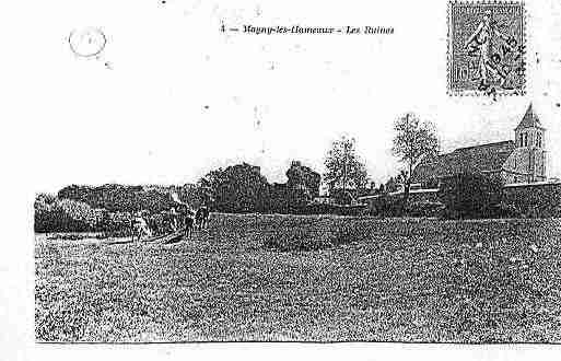 Ville de MAGNYLESHAMEAUX Carte postale ancienne