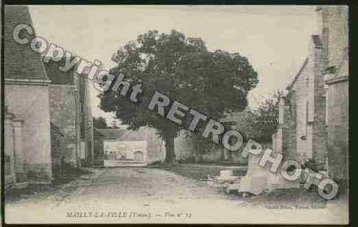 Ville de MAILLYLAVILLE Carte postale ancienne