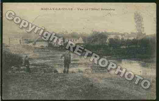 Ville de MAILLYLAVILLE Carte postale ancienne