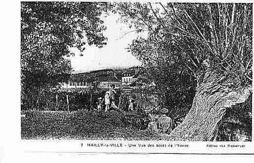 Ville de MAILLYLAVILLE Carte postale ancienne