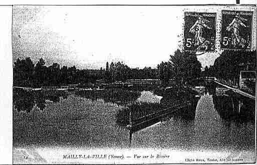 Ville de MAILLYLAVILLE Carte postale ancienne