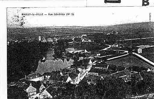 Ville de MAILLYLAVILLE Carte postale ancienne