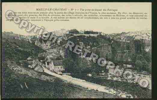 Ville de MAILLYLECHATEAU Carte postale ancienne