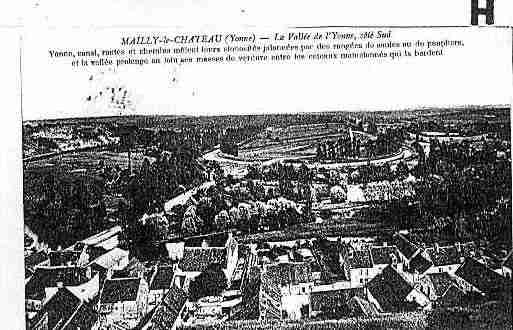 Ville de MAILLYLECHATEAU Carte postale ancienne