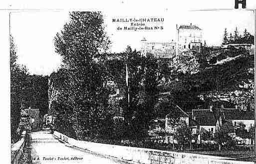 Ville de MAILLYLECHATEAU Carte postale ancienne
