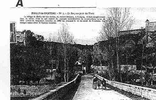 Ville de MAILLYLECHATEAU Carte postale ancienne