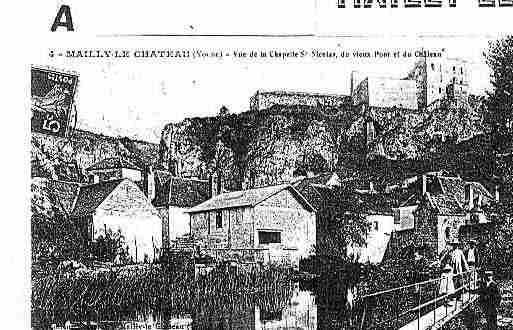 Ville de MAILLYLECHATEAU Carte postale ancienne