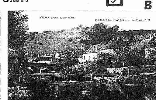 Ville de MAILLYLECHATEAU Carte postale ancienne