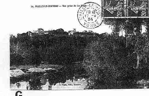 Ville de MAILLYLECHATEAU Carte postale ancienne