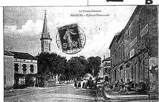 Ville de MALAUSE Carte postale ancienne