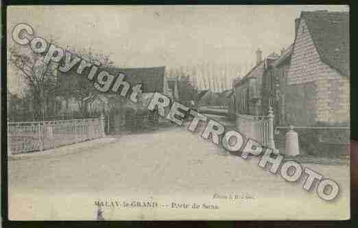 Ville de MALAYLEGRAND Carte postale ancienne