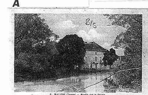 Ville de MALIGNY Carte postale ancienne