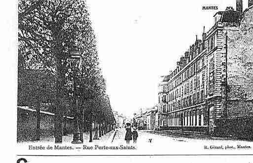 Ville de MANTES Carte postale ancienne