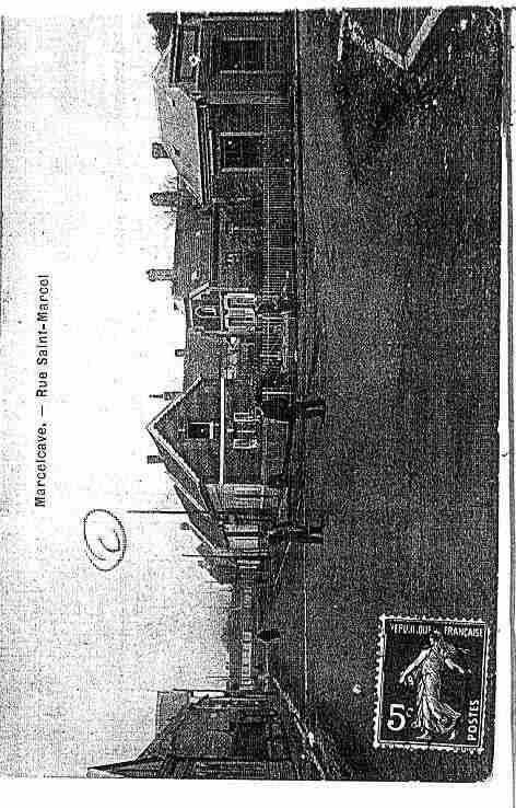 Ville de MARCELCAVE Carte postale ancienne