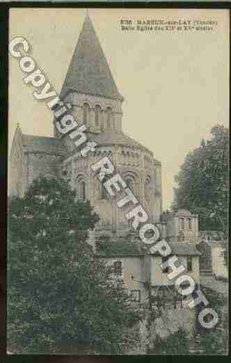 Ville de MAREUILSURLAYDISSAIS Carte postale ancienne