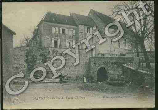 Ville de MARNAY Carte postale ancienne