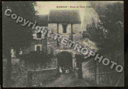 Ville de MARNAY Carte postale ancienne