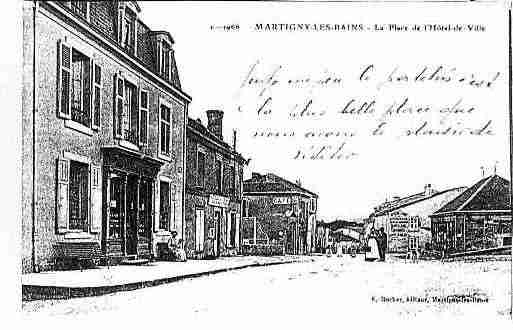 Ville de MARTIGNYLESBAINS Carte postale ancienne