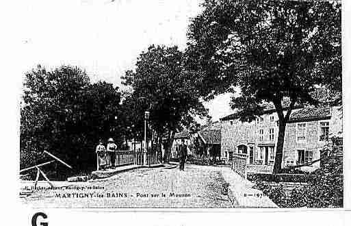 Ville de MARTIGNYLESBAINS Carte postale ancienne