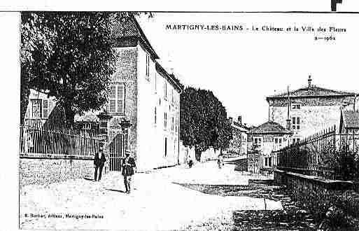 Ville de MARTIGNYLESBAINS Carte postale ancienne