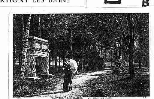 Ville de MARTIGNYLESBAINS Carte postale ancienne