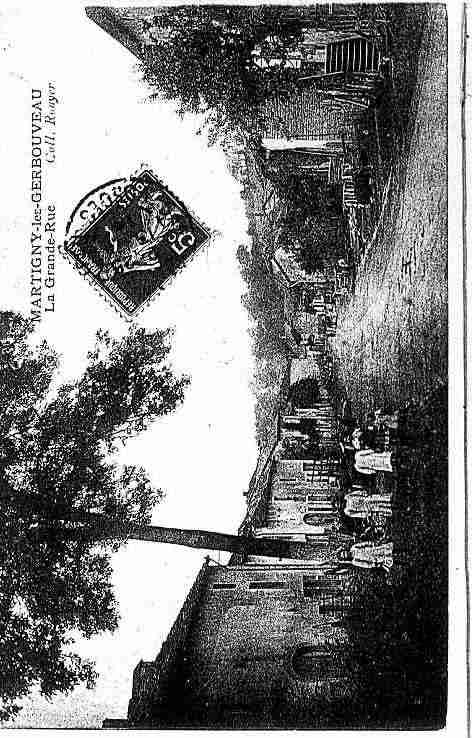 Ville de MARTIGNYLESGERBONVAUX Carte postale ancienne Ville de MARTIGNYLESGERBONVAUX Carte postale ancienne