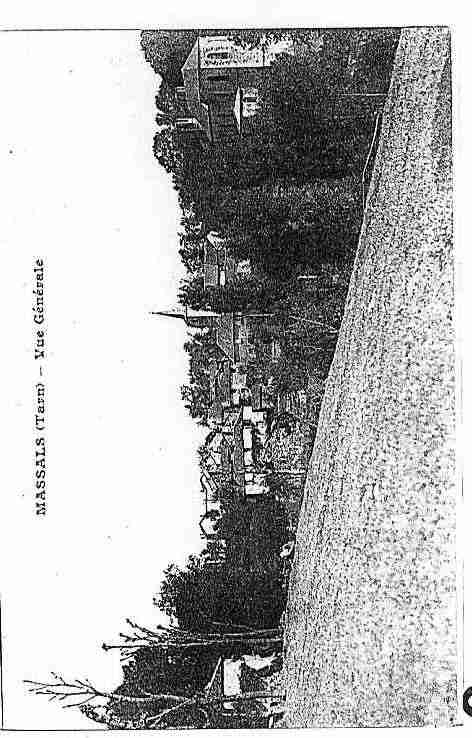 Ville de MASSALS Carte postale ancienne