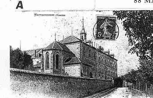 Ville de MATTAINCOURT Carte postale ancienne
