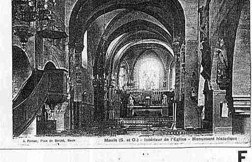 Ville de MAULE Carte postale ancienne