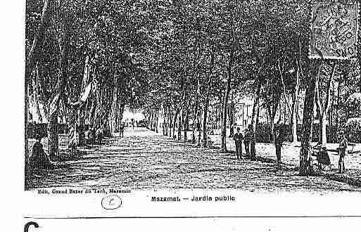 Ville de MAZAMET Carte postale ancienne